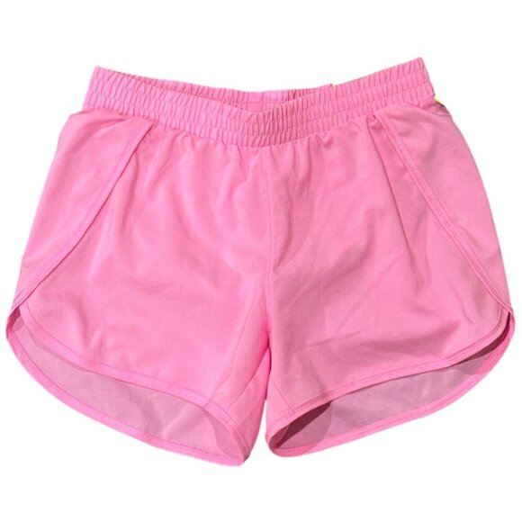 NWT All In Motion Girls Shorts Size XL Pink Athletic Mid-Rise Built-In Liner - Picture 2 of 6